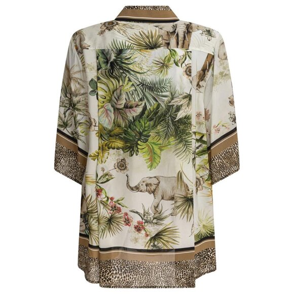 Elie Saab Savannah Print Shirt tag size 36 Women - Picture 2 of 4